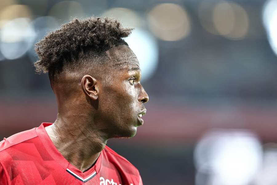Félix Correia avec Lille, contre le Havre.