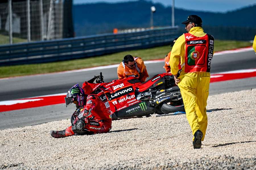 L'incidente di Bastianini in Portogallo