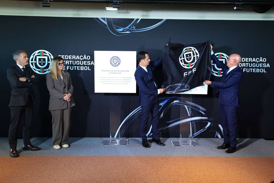 Pedro Proença na inauguração da delegação da FPF no Porto