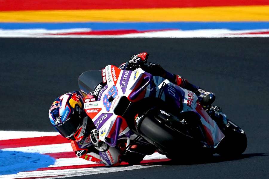 Jorge Martin sur le circuit de Misano.