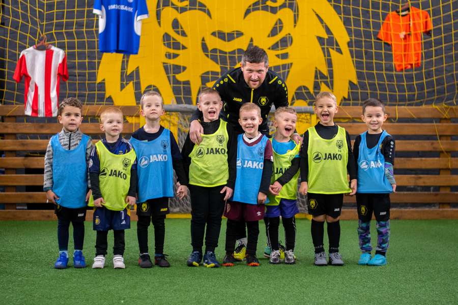 Young players at FC Chernihiv’s training center