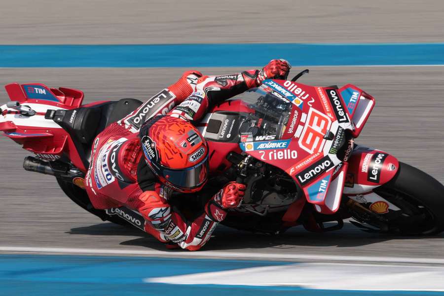 Marc Márquez, segundo na segunda sessão de treinos no Brasil