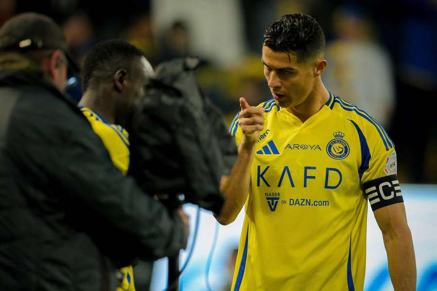 Cristiano Ronaldo é o artilheiro da Liga Saudita, com 14 gols; ele ainda deu duas assistências