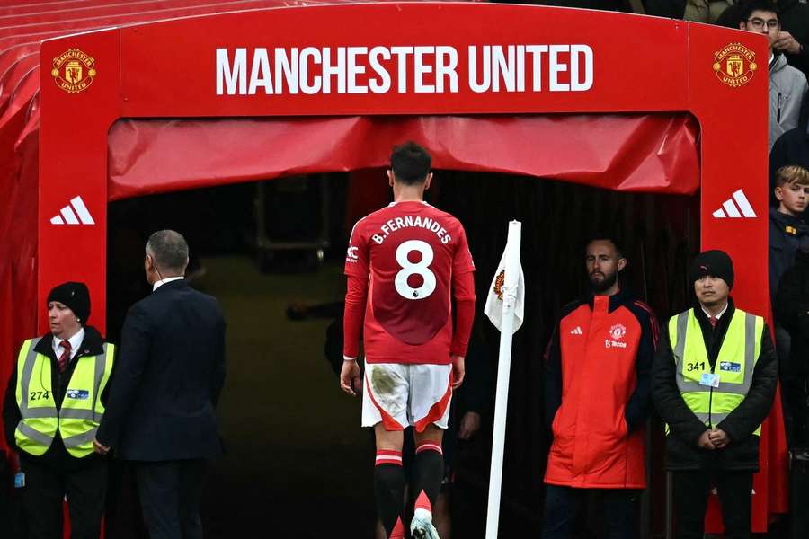 Bruno Fernandes, capitão do Manchester United