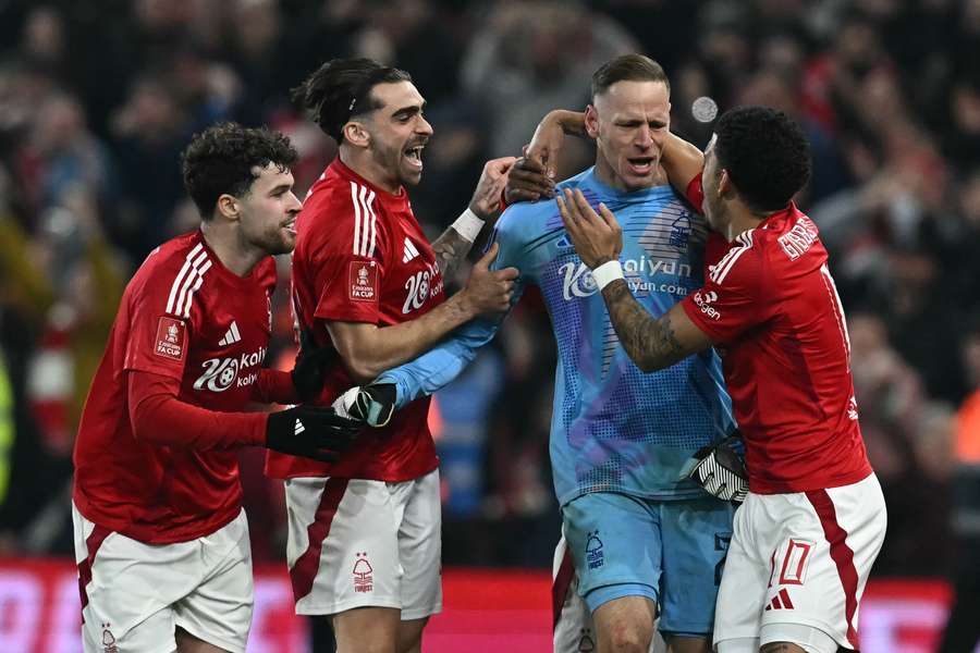 Goalkeeper Matz Sels was the hero for Nottingham Forest on Monday night