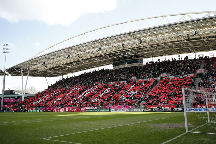 Het hoofdveld van FC Utrecht ligt er al sinds de eeuwwisseling