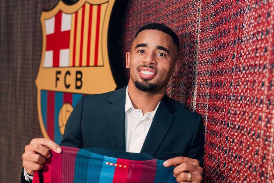 Gabriel Jesús, presentado como jugador del Barcelona
