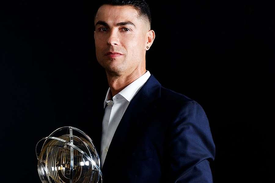 Cristiano Ronaldo foi distinguido com o Globo Prestígio