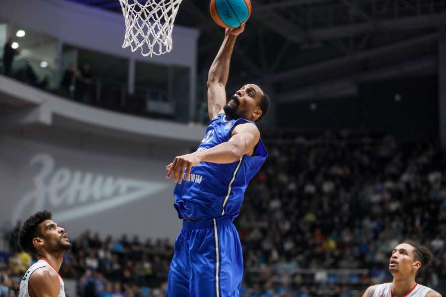 Vince Hunter, durante un encuentro con el Lokomotiv Kuban la pasada campaña Vince Hunter, durante un encuentro con el Lokomotiv Kuban la pasada campaña