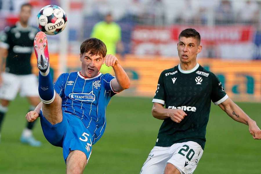Rangers had won their first leg against Czech side Jablonec Rangers had won their first leg against Czech side Jablonec
