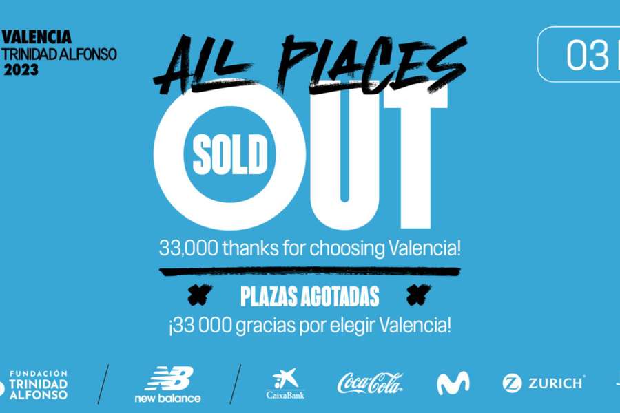 Locura por el maratón en Valencia, 33.000 dorsales vendidos a siete meses de la carrera