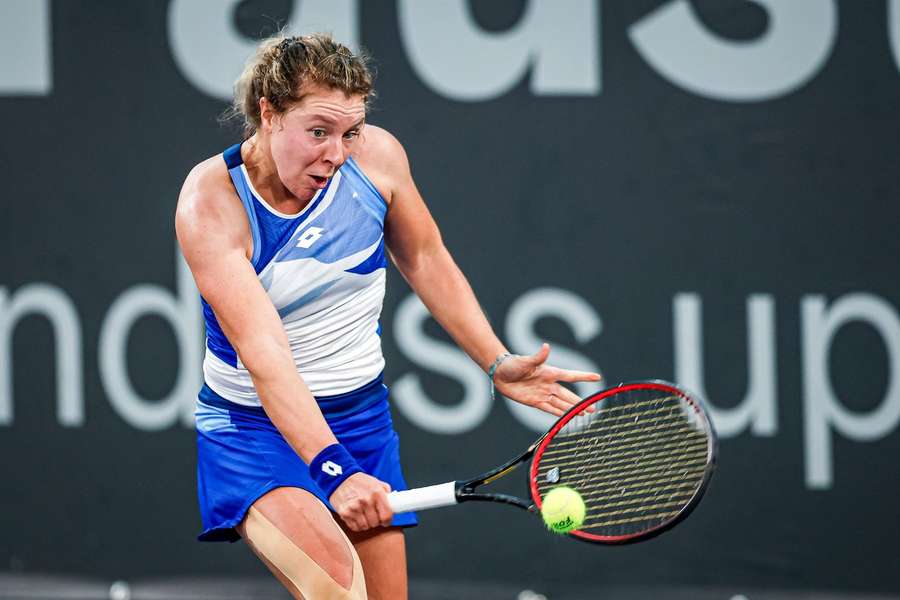 Anna-Lena Friedsam gewinnt das Match gegen Yufei Ren.