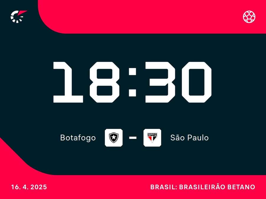 Botafogo e São Paulo fazem clássico nacional no Rio