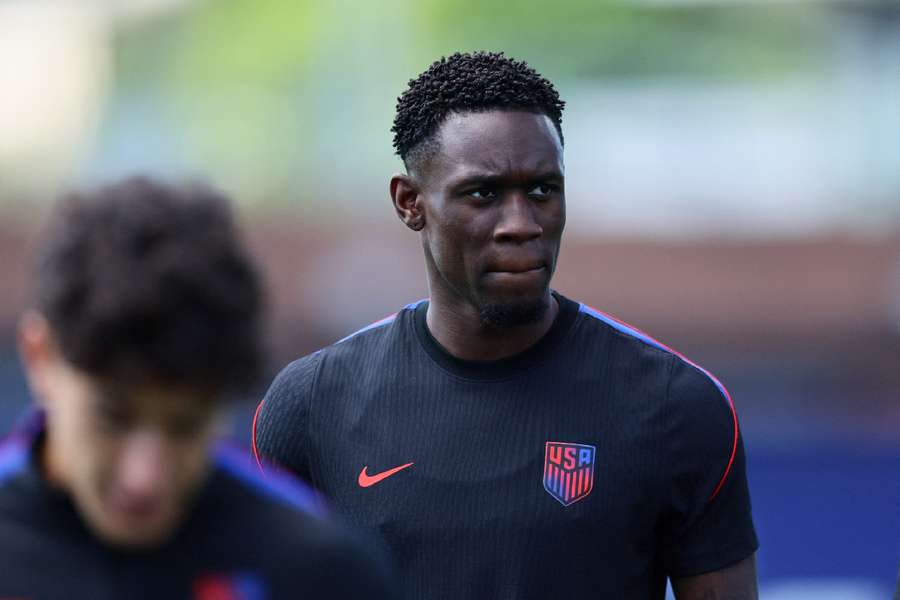 Balogun in training Balogun in training