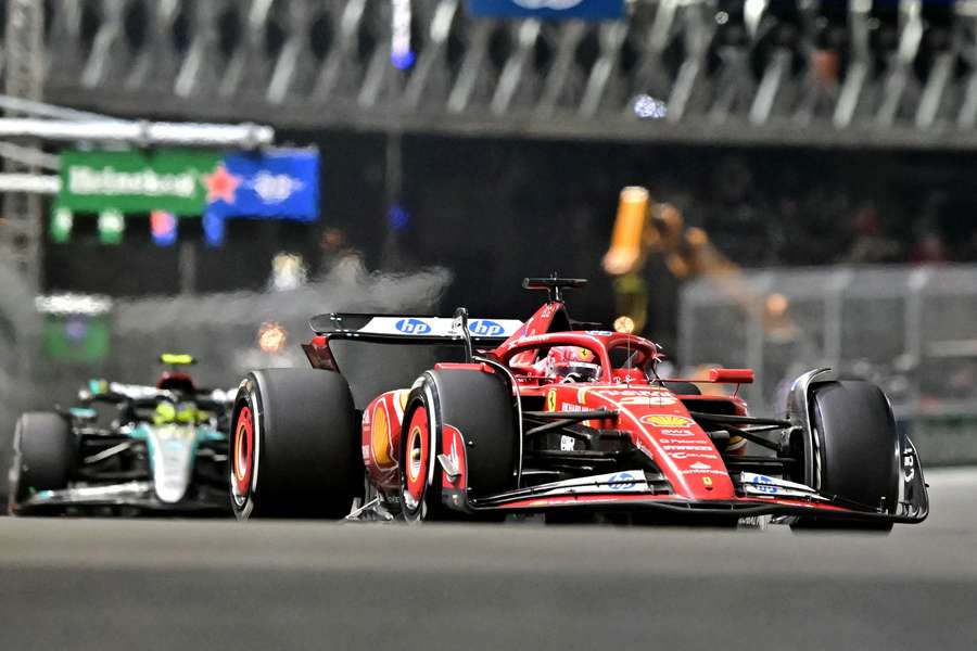 Charles Leclerc in gara