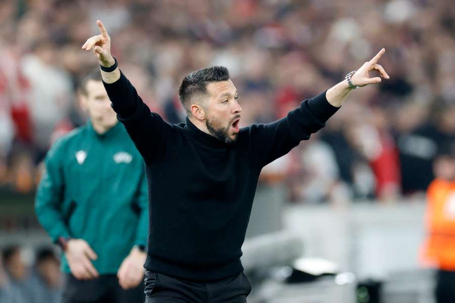 Farioli durante o jogo