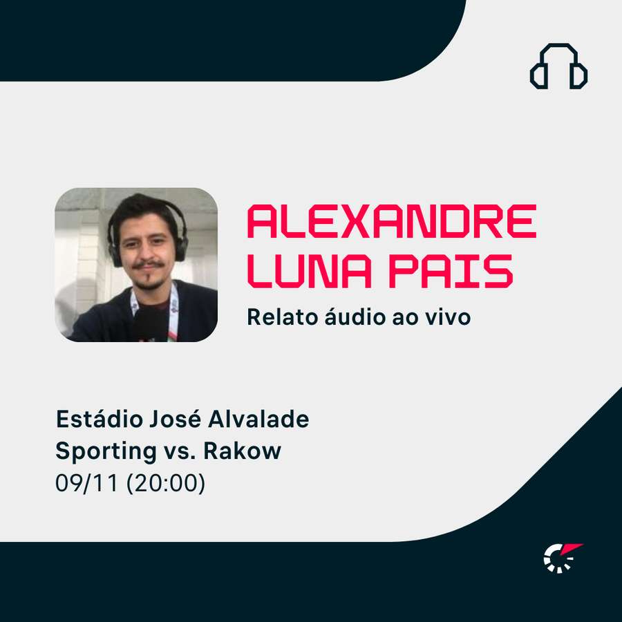 Acompanhe o relato ao vivo através da app ou site