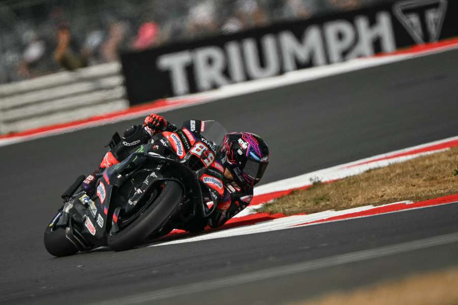 Jorge Martin sur le circuit de Silverstone ce samedi.