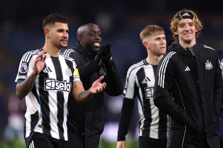 Gordon (right) has been linked with a move away from Newcastle Gordon (right) has been linked with a move away from Newcastle