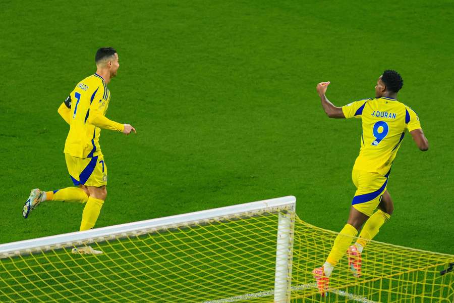 Cristiano Ronaldo și Jhon Duran sărbătoresc victoria celor de la Al Nassr