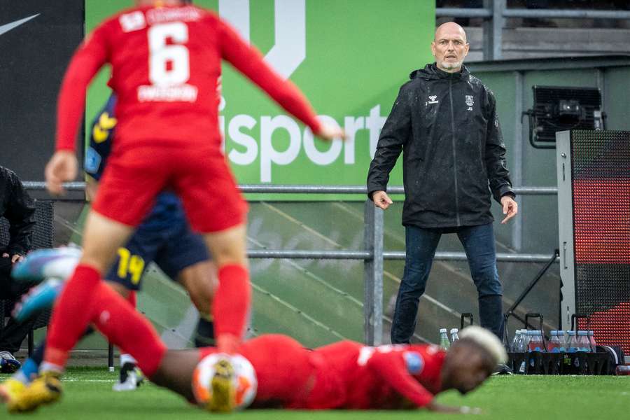 Jesper Sørensen var tilfreds med første halvleg.