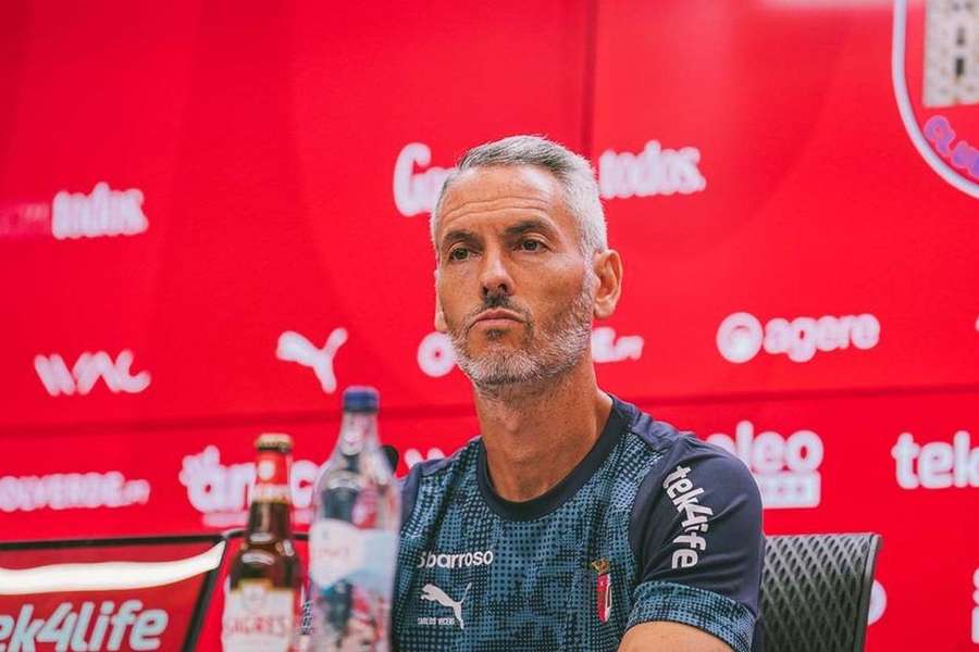 Carlos Vicens, treinador do SC Braga Carlos Vicens, treinador do SC Braga