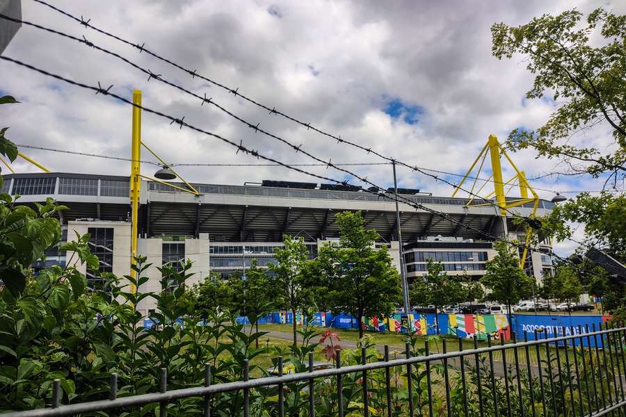 O estádio do Itália-Albânia