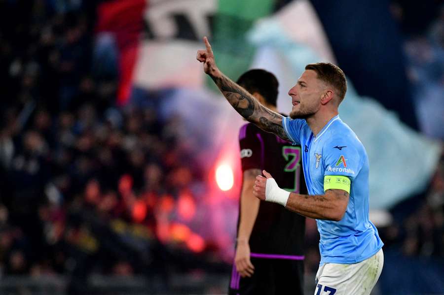 Ciro Immobile scored a second-half penalty in Rome to secure victory