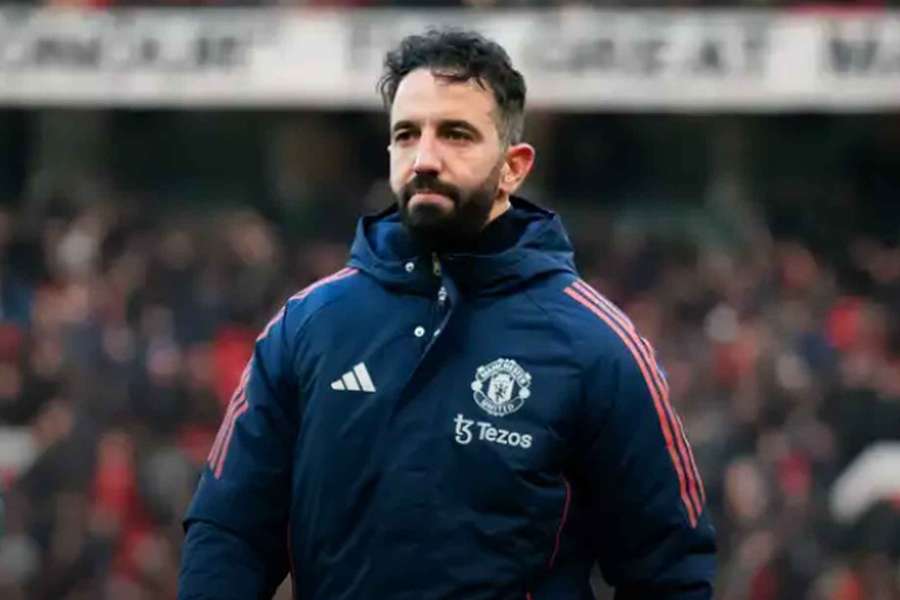 Manažer Manchesteru United Ruben Amorim.