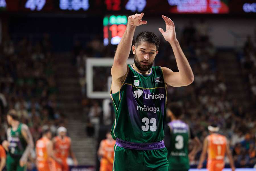 Tillie, duda en el Unicaja para el partido ante el UCAM Murci