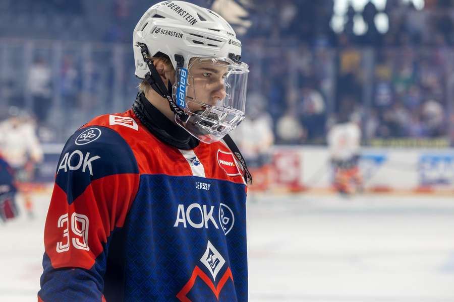 Max Penkin (nun Calce) bei den Adlern Mannheim.