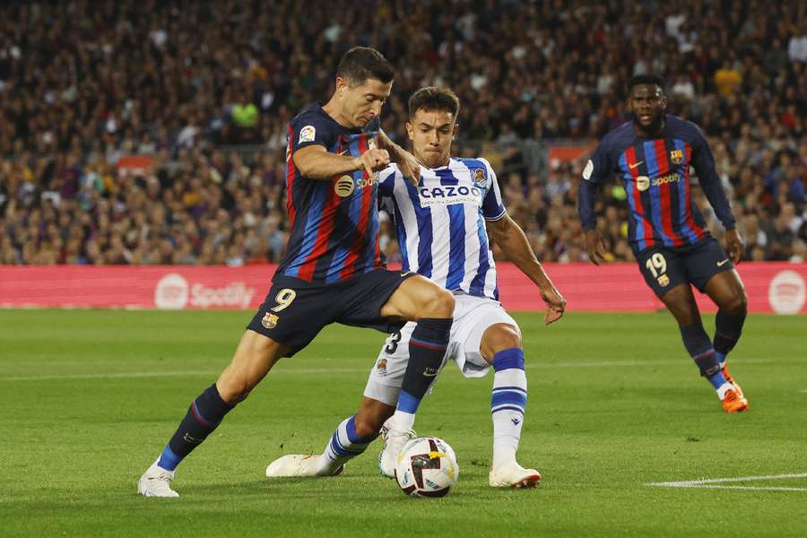 Lewandowsi's goals were crucial for Barcelona in their title-winning 2022/23 season 