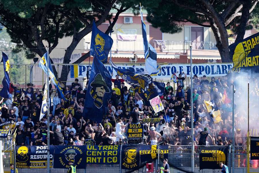 I tifosi della Juve Stabia