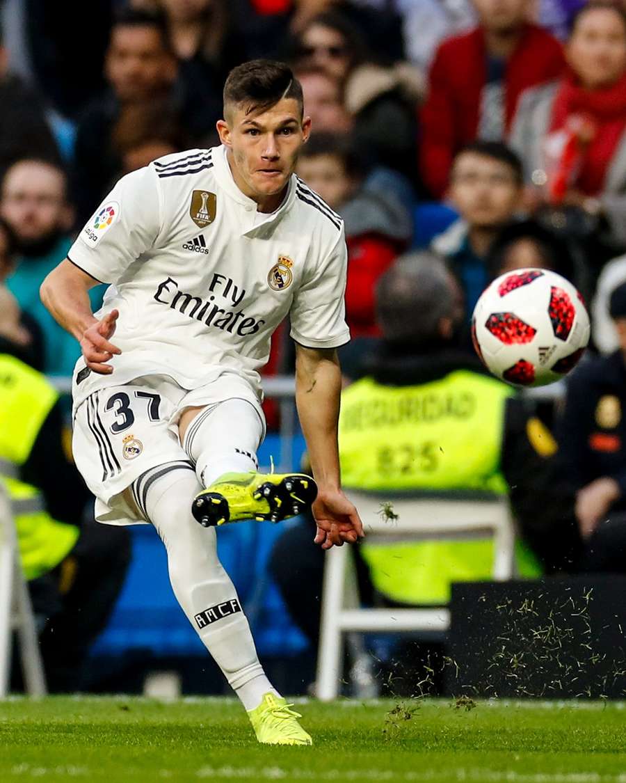 Fran García jogou pelo Real Madrid em 2018