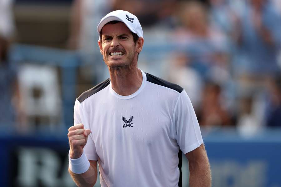 Murray celebrates his win