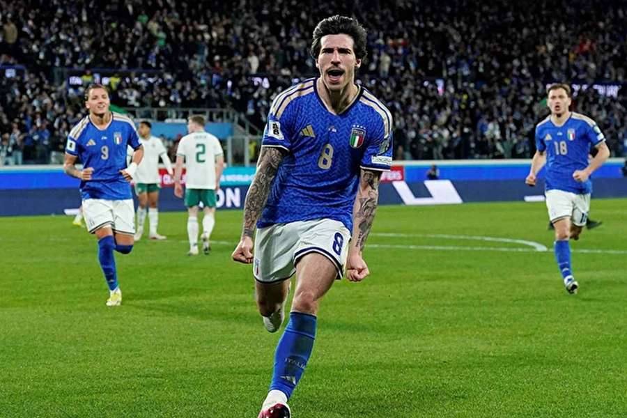 Sandro Tonali v barvách italské reprezentace