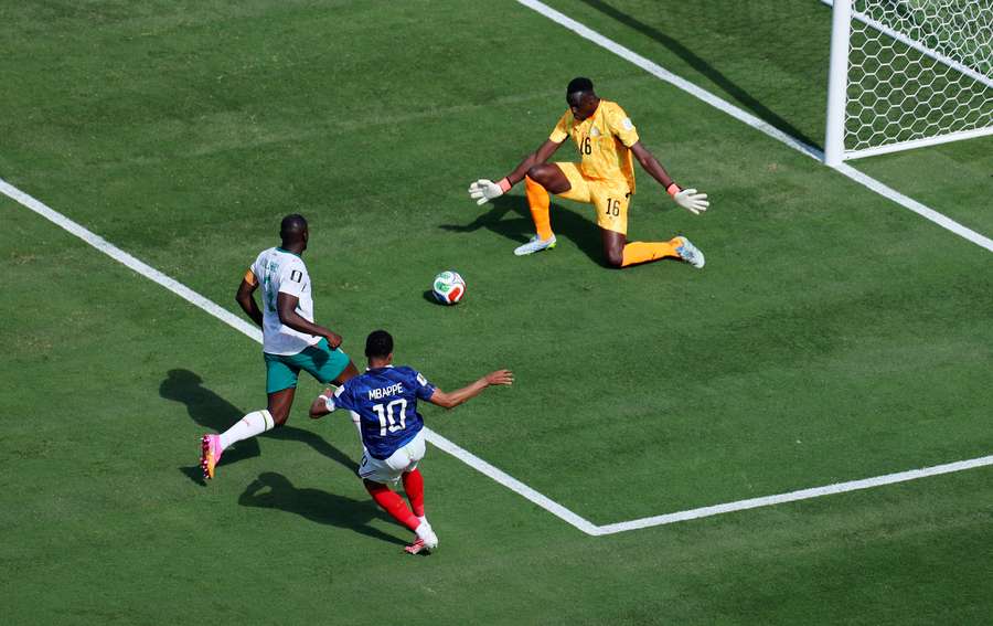 La rete di Mbappé La rete di Mbappé