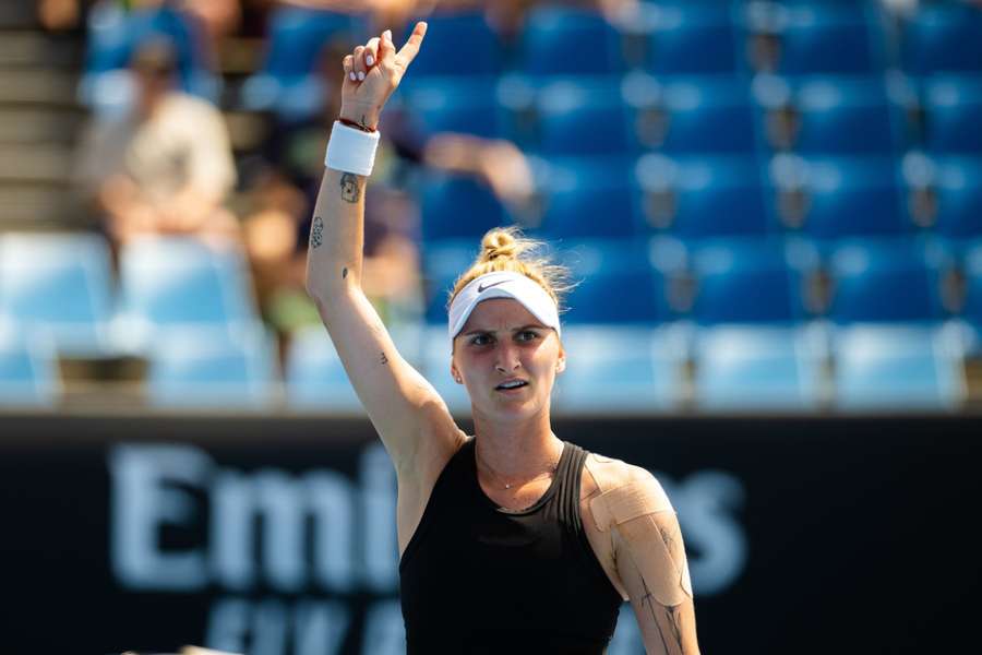 Markéta Vondroušová slaví v Linzi postup do semifinále.