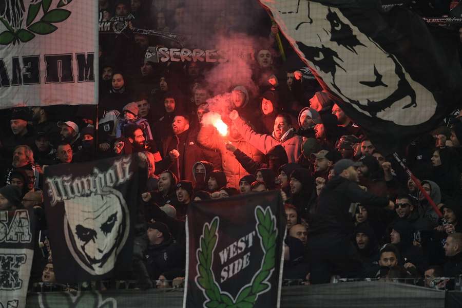PAOK fans in Germany last year
