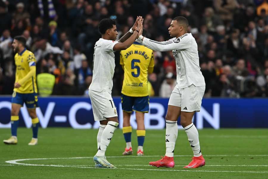 Rodrygo et Mbappé