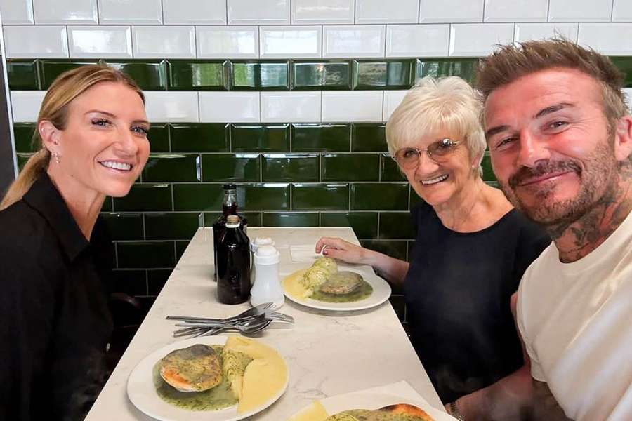 Beckham recalls his mother's reaction to knighthood