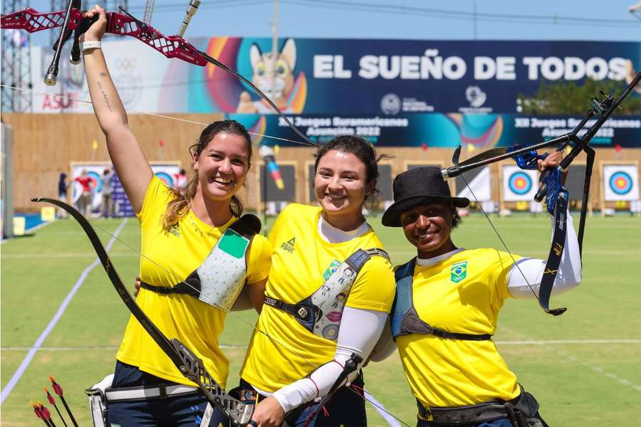 Brasil leva duplo ouro no tiro com arco nos Jogos Sul-Americanos