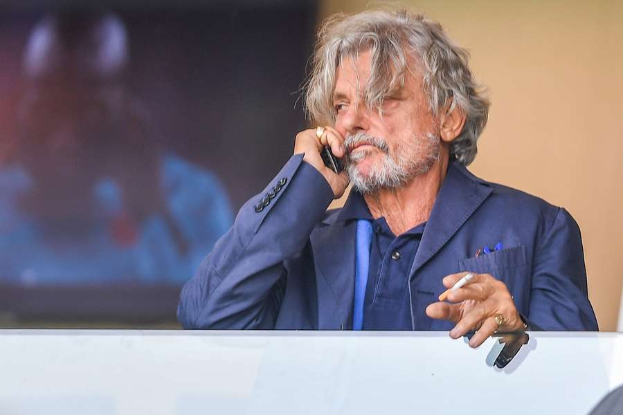 L'ex presidente della Sampdoria Massimo Ferrero