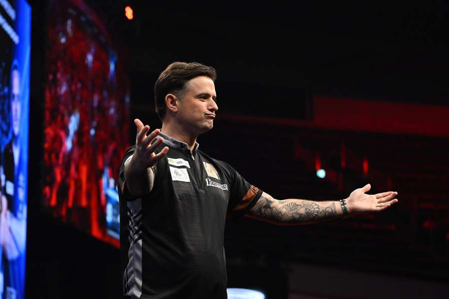 Luke Woodhouse nach seinem Neun-Darter