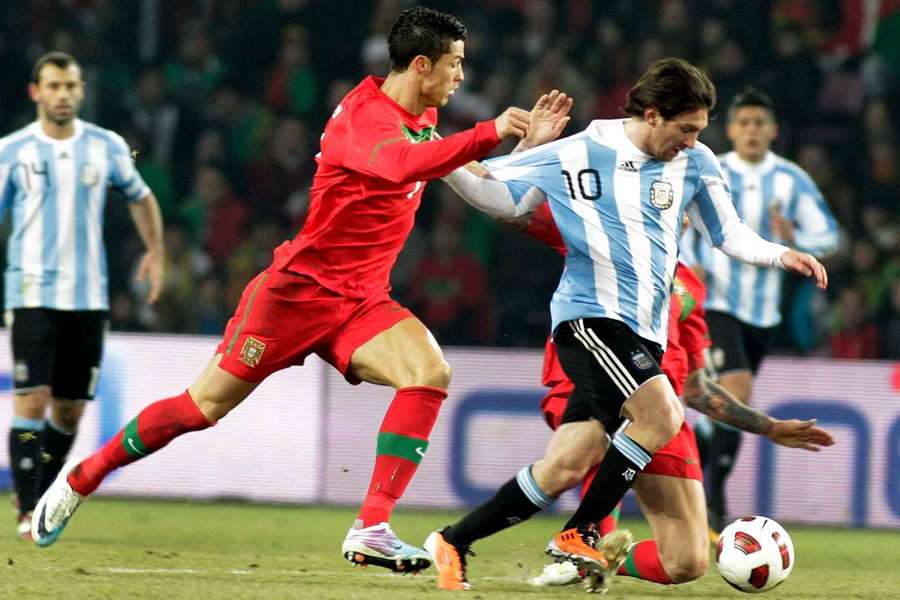 Messi contra Ronaldo, en 2011 Messi contra Ronaldo, en 2011