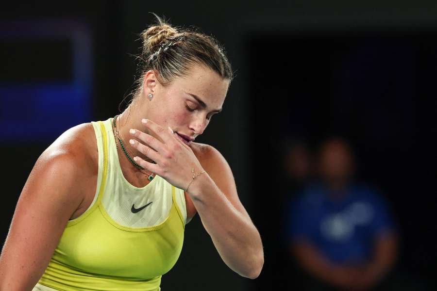 Aryna Sabalenka ist enttäuscht