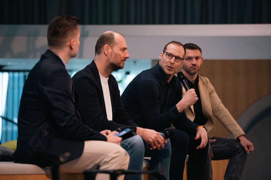 Petr Čech na tiskové konferenci Kolo pro život.
