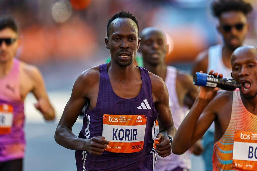 Korir während des New-York-Marathons 2025
