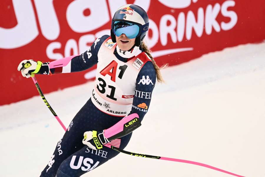 Lindsey Vonn hat das erste Podest nach ihrem Comeback hauchzart verpasst