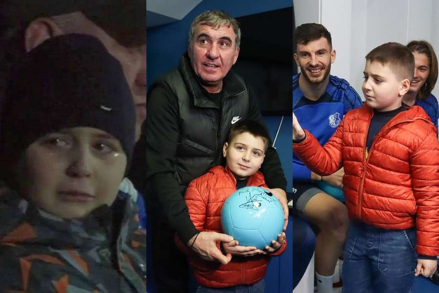 Dumi, copilul care a plâns în tribune la eșecul suferit de Farul cu Dinamo, a fost invitat la Academia Hagi